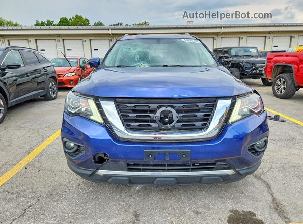 5N1DR2CN8LC595771 2020 NISSAN PATHFINDER Blue Vista frontal