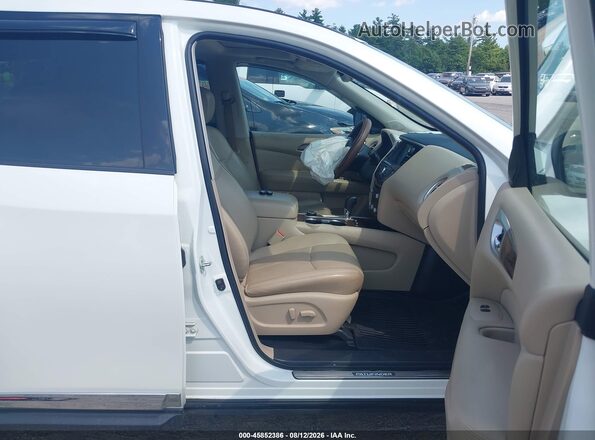 5N1DR2DM0LC575584 2020 NISSAN PATHFINDER White Front interior view
