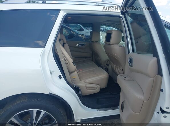 5N1DR2DM0LC575584 2020 NISSAN PATHFINDER White VIN sticker view