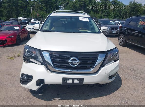 5N1DR2DM0LC575584 2020 NISSAN PATHFINDER White Rear interior view