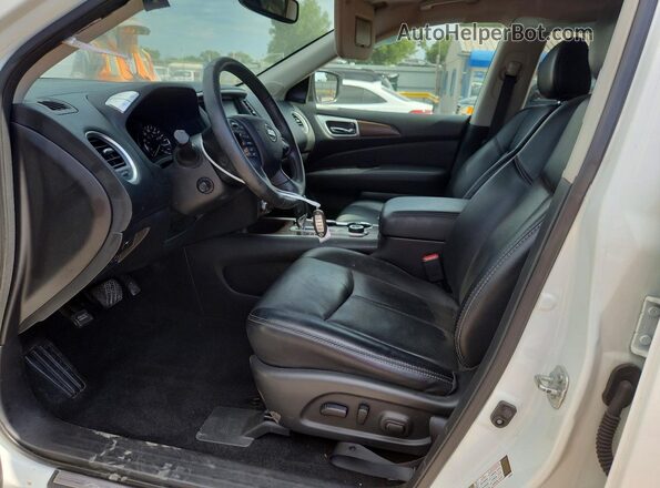 5N1DR2DM9LC585711 2020 NISSAN PATHFINDER White Vista interior delantera