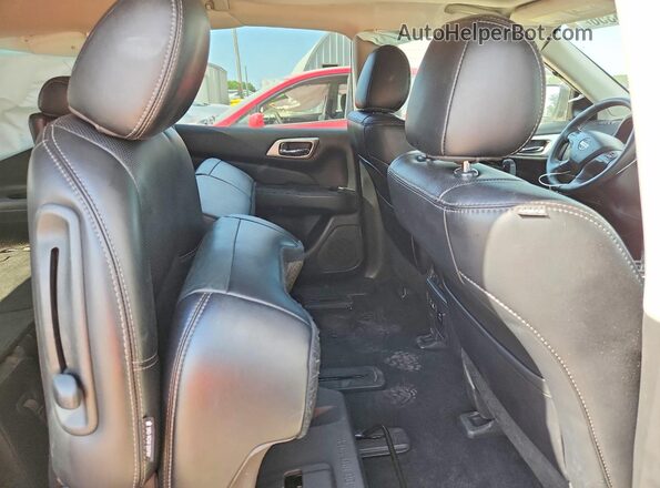 5N1DR2DM9LC585711 2020 NISSAN PATHFINDER White Vista interior trasera