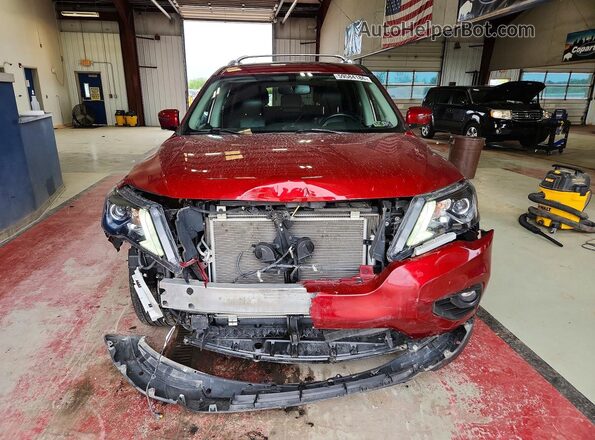 5N1DR2DM9LC598216 2020 NISSAN PATHFINDER Red Front view