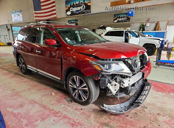 5N1DR2DM9LC598216 2020 NISSAN PATHFINDER Red Front right