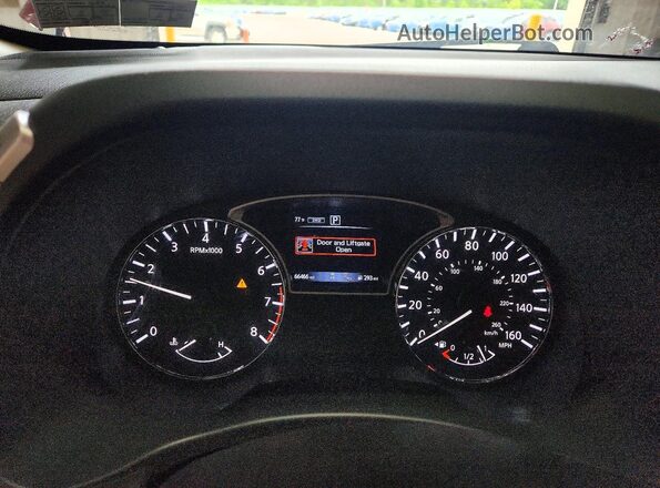 5N1DR2DM9LC598216 2020 NISSAN PATHFINDER Red Instrument cluster view