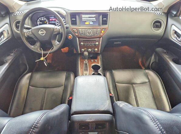 5N1DR2DM9LC598216 2020 NISSAN PATHFINDER Red Dashboard view