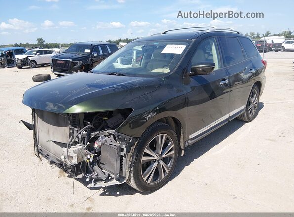 5N1DR2DN0LC576453 2020 NISSAN PATHFINDER Green Передня ліва чверть