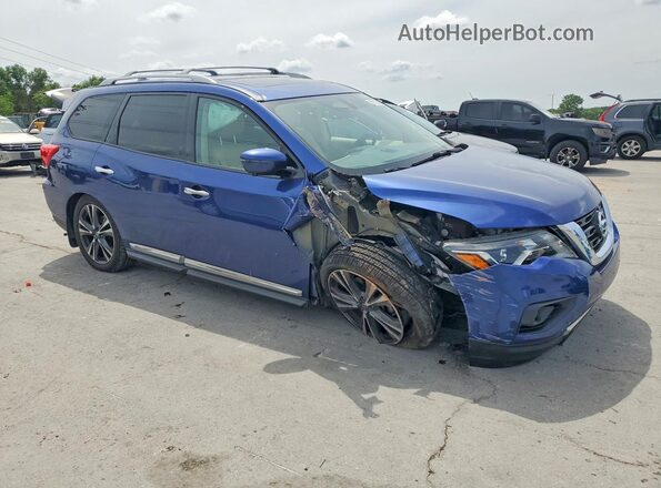 5N1DR2DN9LC638898 2020 NISSAN PATHFINDER Blue Delantero derecho
