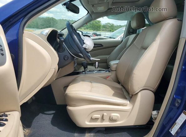 5N1DR2DN9LC638898 2020 NISSAN PATHFINDER Blue Vista interior delantera