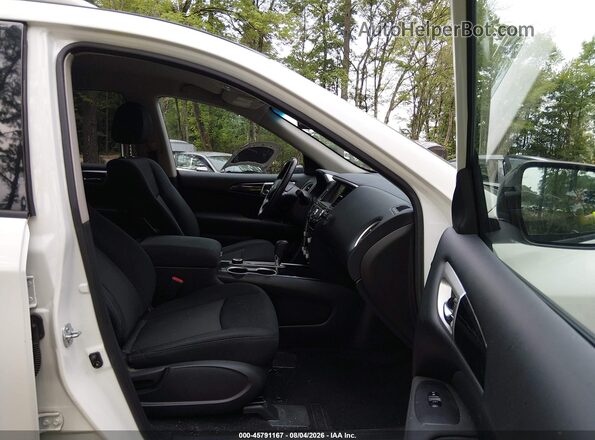 5N1DR2MM0HC639324 2017 NISSAN PATHFINDER White წინა სალონის ხედი