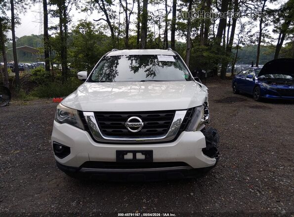 5N1DR2MM0HC639324 2017 NISSAN PATHFINDER White ხელსაწყოთა პანელის ხედი