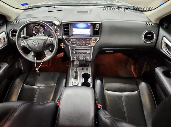 5N1DR2MM0HC689026 2017 NISSAN PATHFINDER Charcoal წინა პანელის ხედი