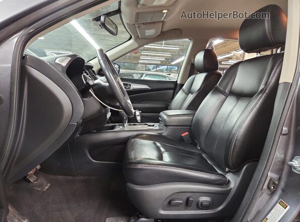 5N1DR2MM0HC689026 2017 NISSAN PATHFINDER Charcoal წინა სალონის ხედი
