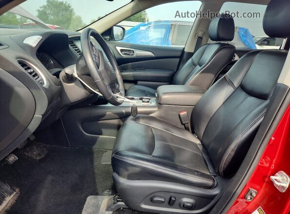 5N1DR2MM0JC678095 2018 NISSAN PATHFINDER Burgundy Սալոնի դիմացի տեսք