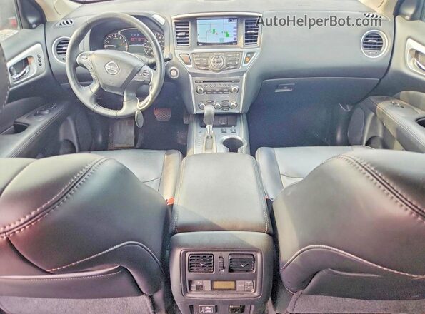 5N1DR2MM0JC678095 2018 NISSAN PATHFINDER Burgundy Առջևի վահանակի տեսք