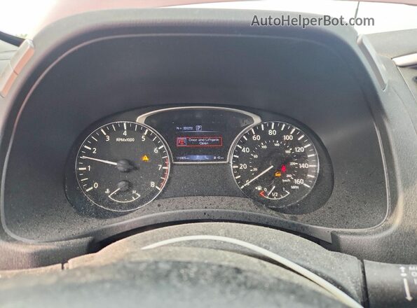 5N1DR2MM0JC678095 2018 NISSAN PATHFINDER Burgundy Սարքավորումների վահանակի տեսք