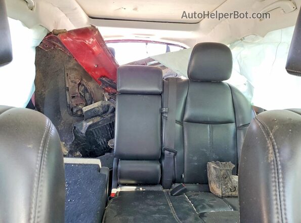 5N1DR2MM1HC637615 2017 NISSAN PATHFINDER Red Rear seats view