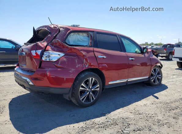 5N1DR2MM1HC637615 2017 NISSAN PATHFINDER Red Rear right