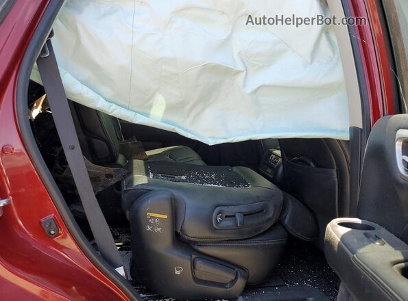 5N1DR2MM1HC637615 2017 NISSAN PATHFINDER Red Rear interior view
