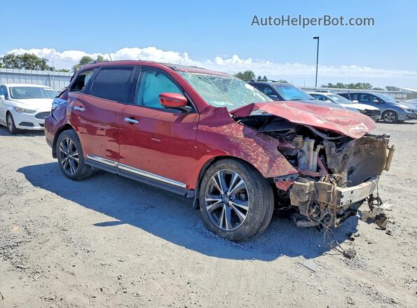 5N1DR2MM1HC637615 2017 NISSAN PATHFINDER Red Front right
