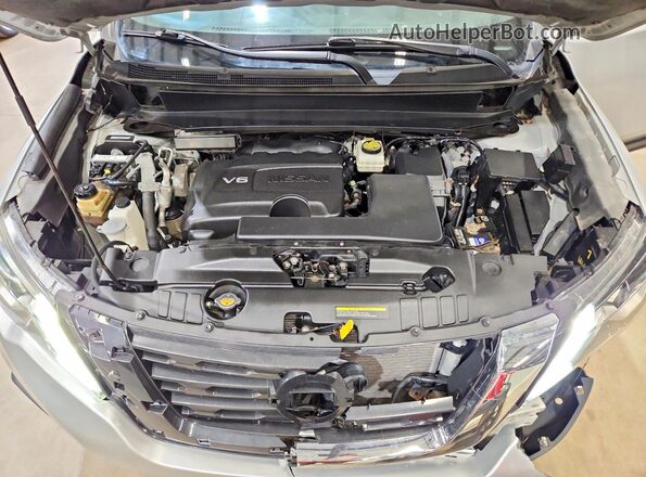 5N1DR2MM1HC670100 2017 NISSAN PATHFINDER Silver Вид підкапотного простору