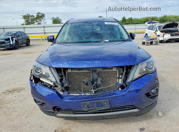 5N1DR2MM1HC690718 2017 NISSAN PATHFINDER Blue Вид спереду