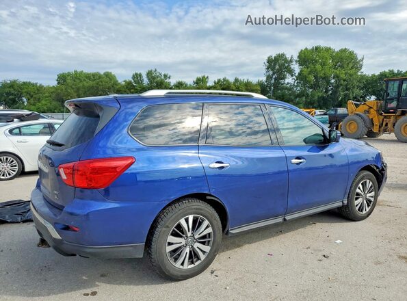 5N1DR2MM1HC690718 2017 NISSAN PATHFINDER Blue Задня права чверть