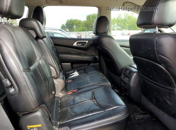 5N1DR2MM1HC690718 2017 NISSAN PATHFINDER Blue Вид задньої частини салону