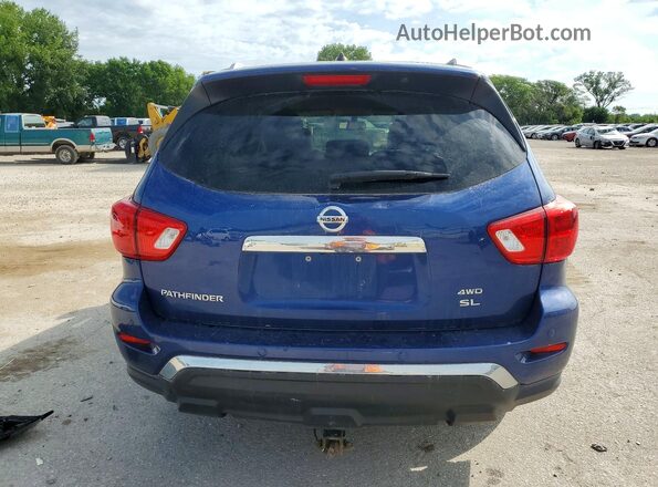 5N1DR2MM1HC690718 2017 NISSAN PATHFINDER Blue Вид ззаду