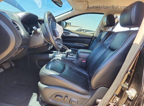 5N1DR2MM1JC607861 2018 NISSAN PATHFINDER Black Vista interior delantera