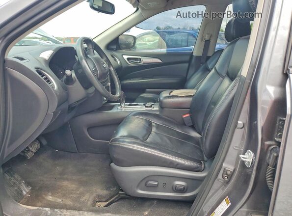5N1DR2MM1JC620531 2018 NISSAN PATHFINDER Gray Front interior view