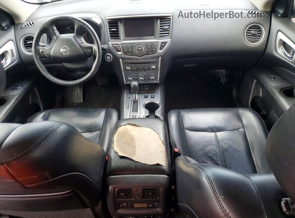5N1DR2MM1JC620531 2018 NISSAN PATHFINDER Gray Dashboard view