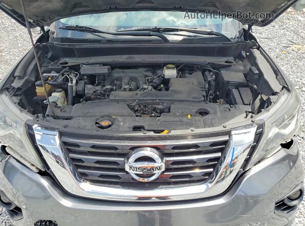 5N1DR2MM1JC620531 2018 NISSAN PATHFINDER Gray Engine compartment view