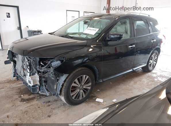 5N1DR2MM1JC623168 2018 NISSAN PATHFINDER Black Передня ліва чверть