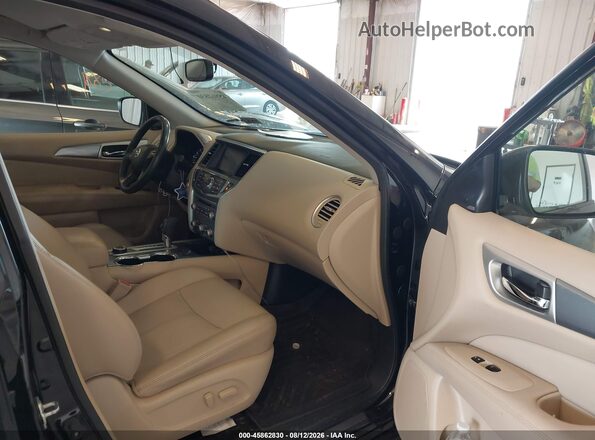 5N1DR2MM1JC623168 2018 NISSAN PATHFINDER Black Вид салону спереду