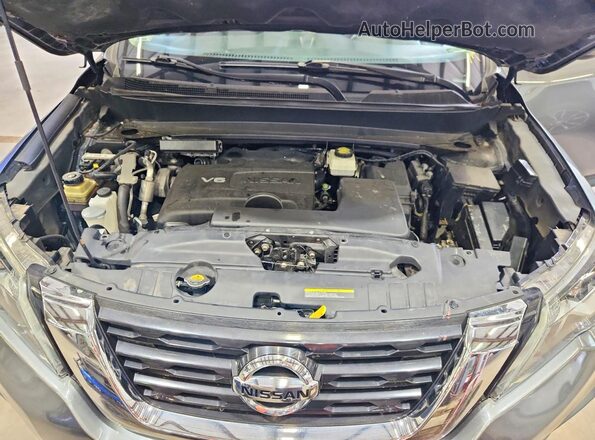 5N1DR2MM1JC632050 2018 NISSAN PATHFINDER Silver Շարժիչի բաժամունքի տեսք