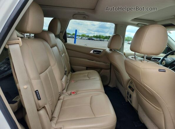 5N1DR2MM1JC647227 2018 NISSAN PATHFINDER White უკანა სალონის ხედი