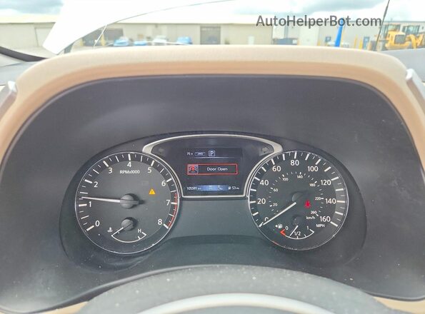 5N1DR2MM1JC647227 2018 NISSAN PATHFINDER White ხელსაწყოთა პანელის ხედი