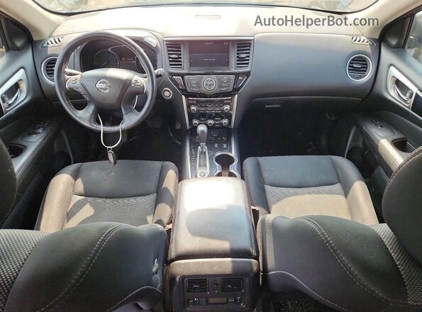 5N1DR2MM1JC670099 2018 NISSAN PATHFINDER Gray Widok deski rozdzielczej