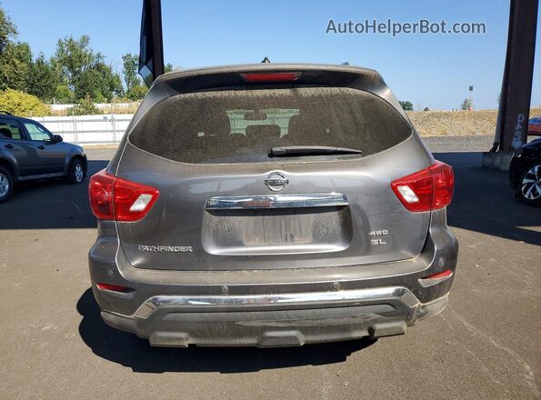 5N1DR2MM2HC655489 2017 NISSAN PATHFINDER Серый Вид салона спереди