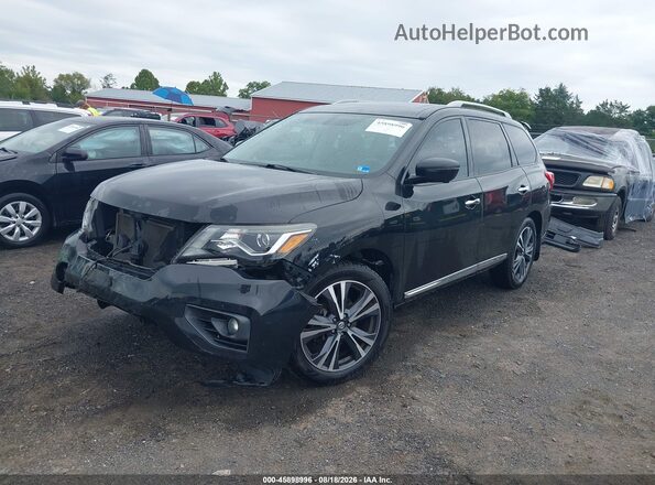 5N1DR2MM2HC664421 2017 NISSAN PATHFINDER Black წინა მარცხენა ხედი სამი მეოთხედიდან