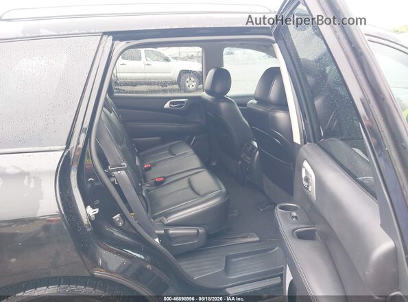 5N1DR2MM2HC664421 2017 NISSAN PATHFINDER Black VIN კოდის სტიკერის ხედი