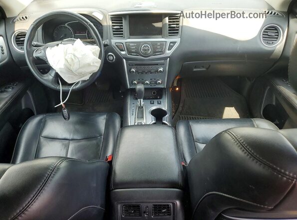 5N1DR2MM2HC907872 2017 NISSAN PATHFINDER Maroon Dashboard view