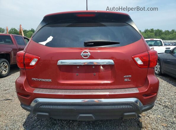 5N1DR2MM2HC907872 2017 NISSAN PATHFINDER Maroon Rear view
