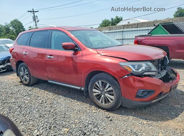 5N1DR2MM2HC907872 2017 NISSAN PATHFINDER Maroon Front right