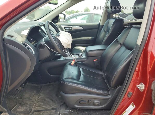5N1DR2MM2HC907872 2017 NISSAN PATHFINDER Maroon Front interior view
