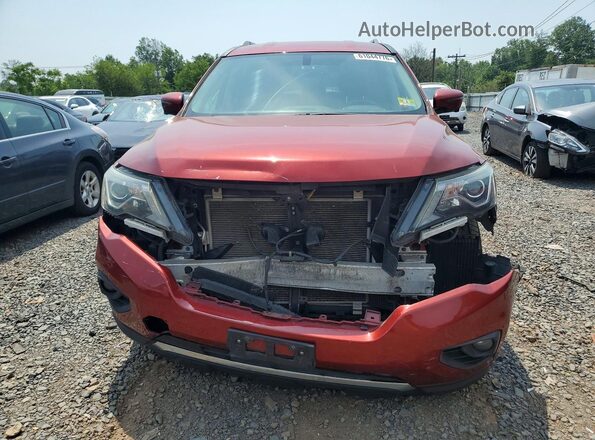 5N1DR2MM2HC907872 2017 NISSAN PATHFINDER Maroon Front view