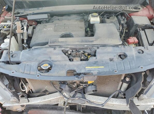 5N1DR2MM2HC907872 2017 NISSAN PATHFINDER Maroon Engine compartment view