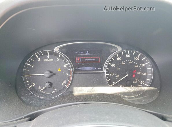 5N1DR2MM2HC907872 2017 NISSAN PATHFINDER Maroon Instrument cluster view