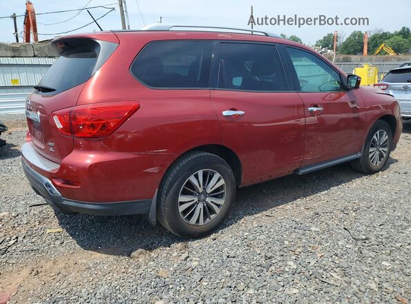 5N1DR2MM2HC907872 2017 NISSAN PATHFINDER Maroon Rear right